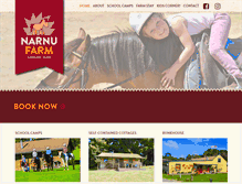 Tablet Screenshot of narnufarm.com.au